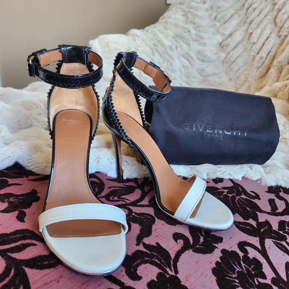 Givenchy Patent Leather Heeled Sandal
